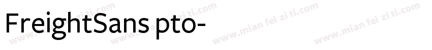 FreightSans pto字体转换